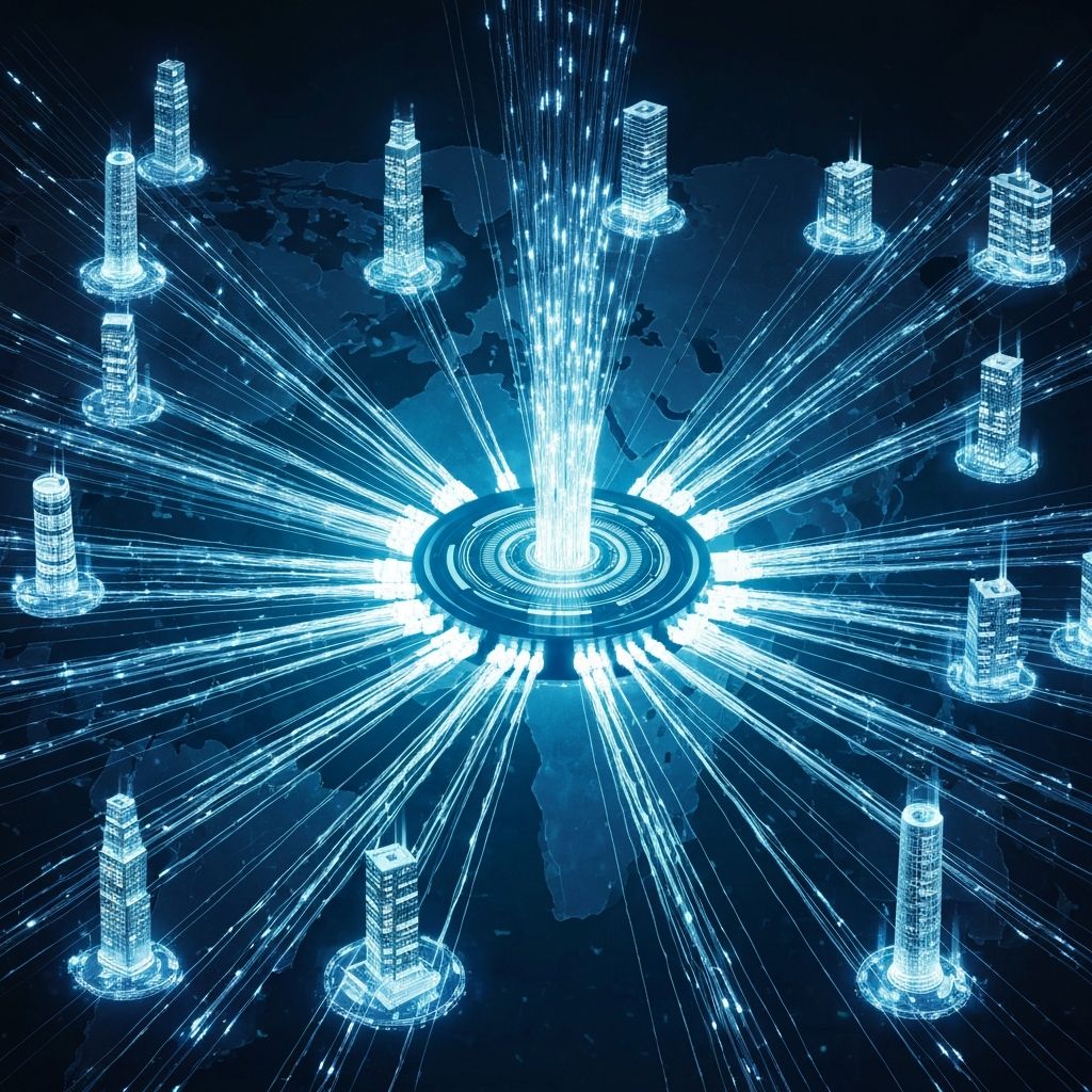 High-speed fiber optic internet network